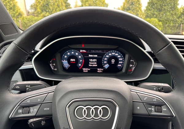 Audi Q3 cena 143000 przebieg: 18542, rok produkcji 2021 z Myślenice małe 781